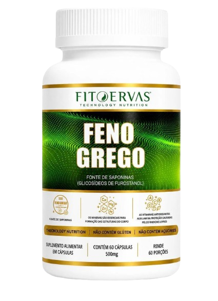 Feno Grego — 60 Cápsulas