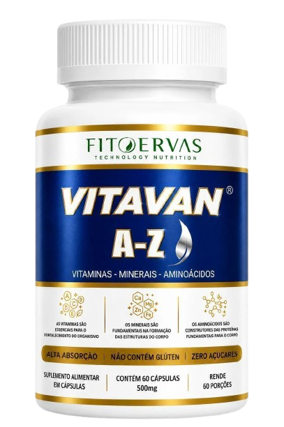 Vitavan A-Z — Multivitamínico Completo — 60 Cápsulas