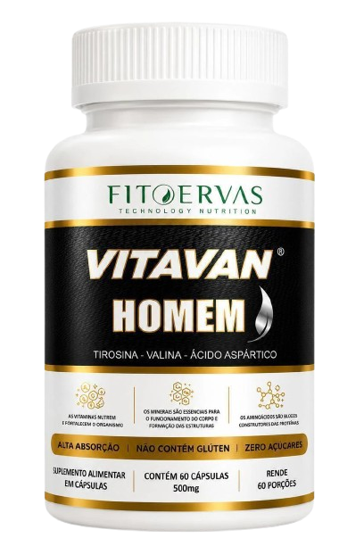 Vitavan Homem — Multivitamínico Masculino — 60 Cápsulas