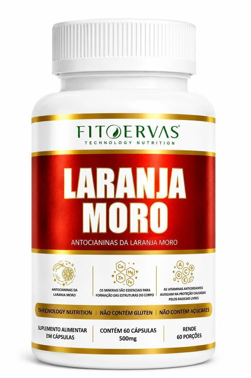 Laranja Moro — 60 Cápsulas